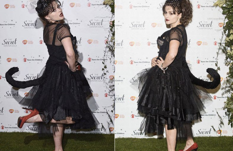 Helena Bonham Carter gets wild with our classic tail