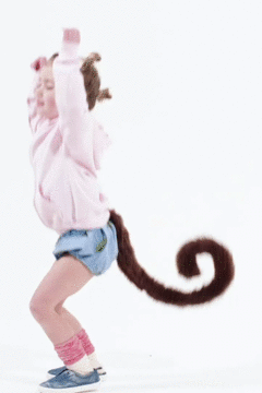 monkey girl tail
